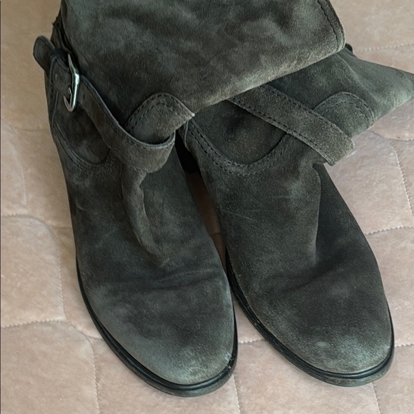 Prada Women's Suede Ankle Boots - Brown - Picture 6 of 6